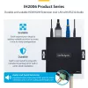 StarTech.com HDMI KVM ilgiklis per IP tinklą, 4K 60Hz, nereikalaujantis tvarkyklių, HDMI ir USB per Ethernet/CAT6, AVoIP, siųstuvo ir imtuvo rinkinys, įskaitant montavimo rinkinius