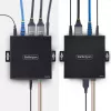 StarTech.com HDMI KVM ilgiklis per IP tinklą, 4K 60Hz, nereikalaujantis tvarkyklių, HDMI ir USB per Ethernet/CAT6, AVoIP, siųstuvo ir imtuvo rinkinys, įskaitant montavimo rinkinius