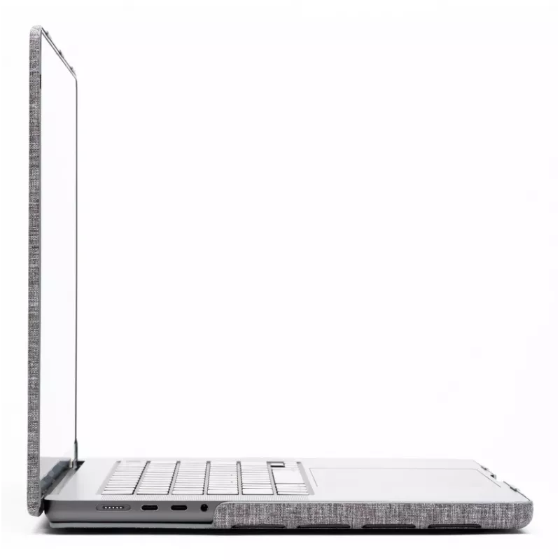 Kietas dėklas Zagg, skirtas „MacBook Pro 13 M2/M1 (20)“ — dūminės apdailos, apsauginis kevalas