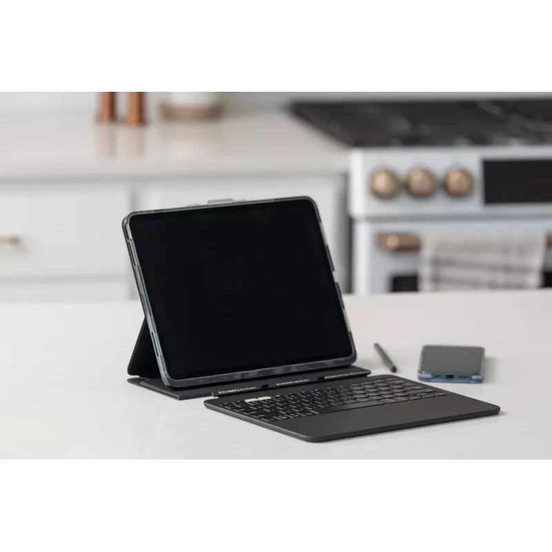 “ZAGG Pro Keys 2” belaidė klaviatūra QWERTZ vokiečių, juoda, skirta “iPad Air 11”
