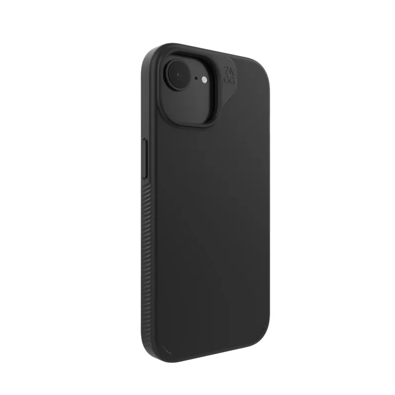 “ZAGG Milan Snap” dėklas “iPhone 17e/16e/15/14/13”, juodas, dangtelis, “Apple”, “iPhone 17e/16e/15/14/13”, 15,5 cm (6,1 colio), juoda
