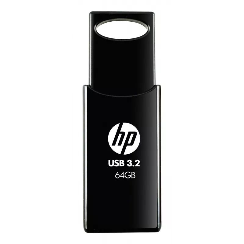 HP 712w USB atmintinė 64 GB USB Type-A 3.2 Gen 1 (3.1 Gen 1) Juoda