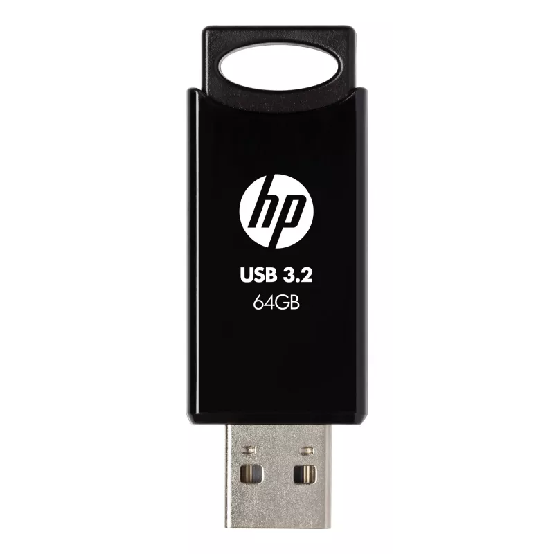 HP 712w USB atmintinė 64 GB USB Type-A 3.2 Gen 1 (3.1 Gen 1) Juoda