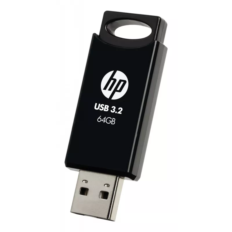 HP 712w USB atmintinė 64 GB USB Type-A 3.2 Gen 1 (3.1 Gen 1) Juoda