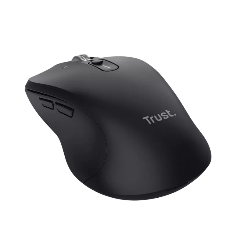 Trust 25673 pelė, universali, abiem rankoms tinkama, Bluetooth, 3200 DPI, 9 mygtukai