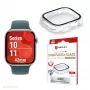 Viso korpuso apsauginė plėvelė e.v.i. DISPLEX Apple Series 10 42mm Skaidri — visą paviršių dengianti apsauginė plėvelė, skirta Apple Watch Series 10 42mm