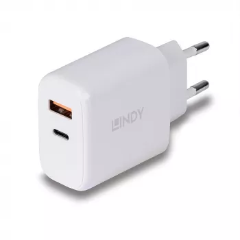 Lindy 73424 mobiliojo įrenginio įkroviklis Universalus Balta AC Greitas įkrovimas Vidinis