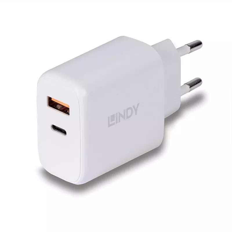 Lindy 73424 mobiliojo įrenginio įkroviklis Universalus Balta AC Greitas įkrovimas Vidinis
