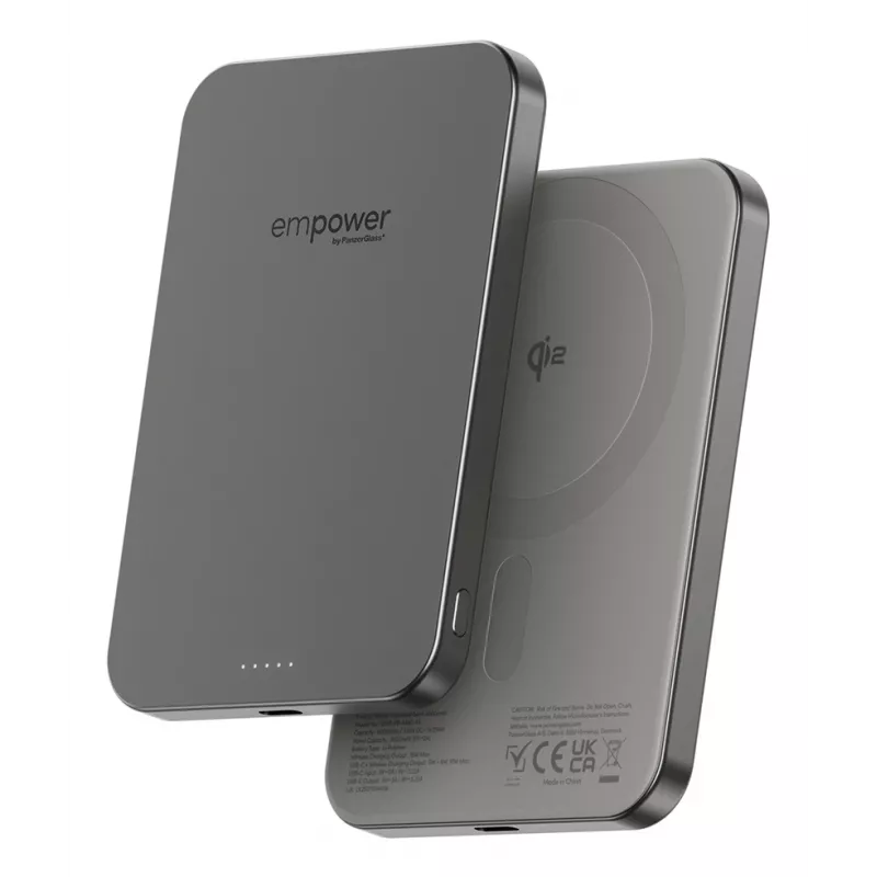 Išorinė baterija PanzerGlass empower by empower Bank 5000mAh Titanium