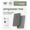 Išorinė baterija PanzerGlass empower by empower Bank 5000mAh Titanium