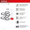 “Displex Full Cover” kameros objektyvo stiklas “iPhone 17 Pro Max”, 10H, pilna kameros apsauga, greitas montavimas, 2 vnt.