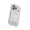Dėklas ZAGG Crystal Palace Snap Kickstand Case, skirtas Apple iPhone 17 Pro, permatomas