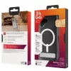 Dėklas ZAGG Crystal Palace Snap Kickstand, skirtas Apple iPhone 17, permatomas