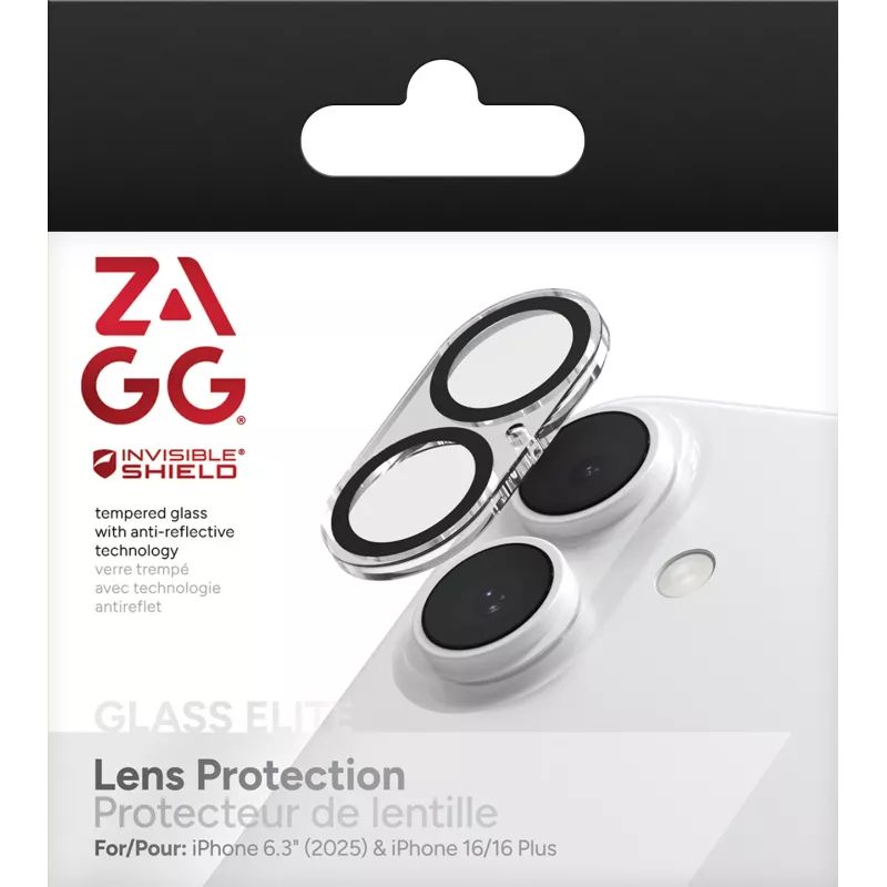 InvisibleShield Glass Elite Lens Protection Apple iPhone 17/16/16+ juoda
