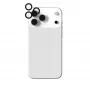 InvisibleShield Glass Elite (CameraRings) objektyvo apsauga, skirta Apple iPhone 17 Pro/17 Pro Max 16 Pro/16 Pro Max/15 Pro/15 Pro Max, juoda
