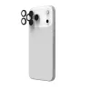 InvisibleShield Glass Elite (CameraRings) objektyvo apsauga, skirta Apple iPhone 17 Pro/17 Pro Max 16 Pro/16 Pro Max/15 Pro/15 Pro Max, juoda