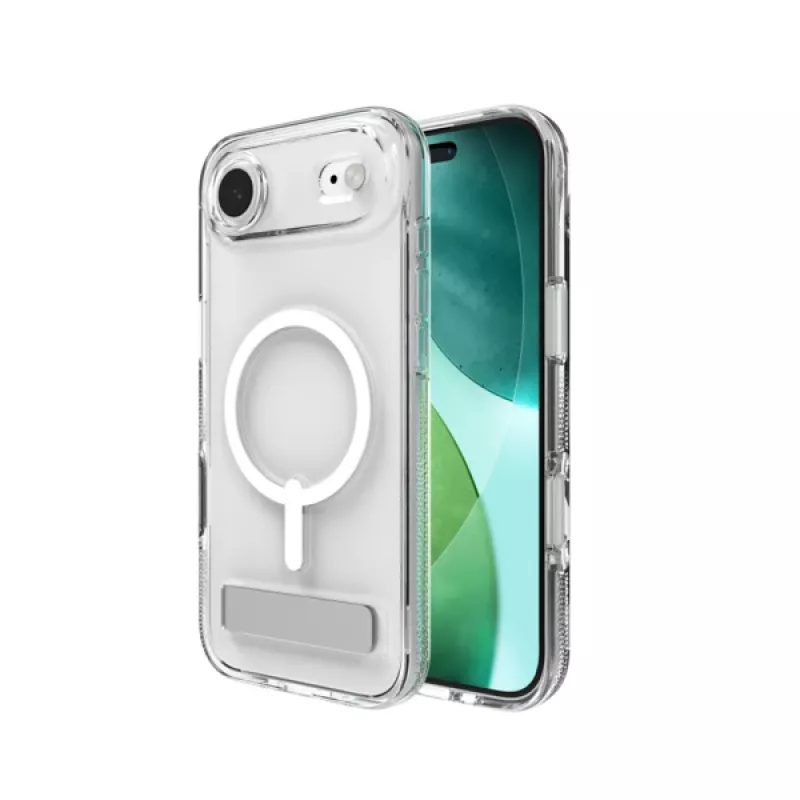 ZAGG Crystal Palace Snap Kickstand (Button Cover) dėklas Apple iPhone 17 Air