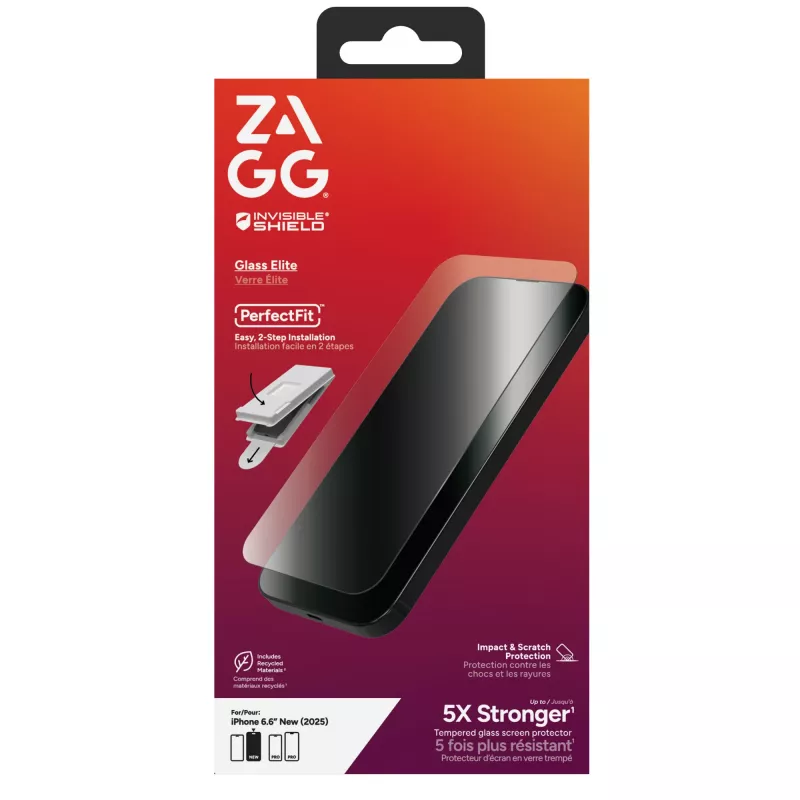InvisibleShield Glass Elite Stiklo Apsauga, Skirta Apple iPhone 17 Air