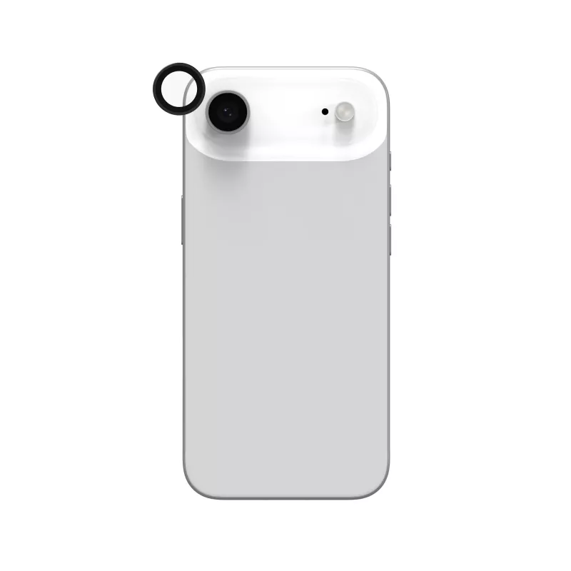 InvisibleShield Glass Elite (CameraRings) objektyvų apsauga, skirta Apple iPhone 17 Air, juoda