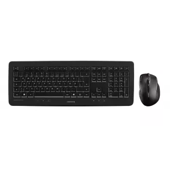 CHERRY DW 5100 klaviatūra pelė įtraukta universalus RF belaidis US English juoda