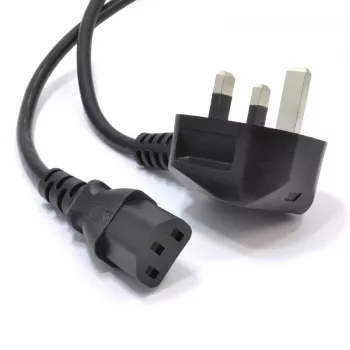 Origin Storage C13 („Kettle“) prie UK maitinimo laidas, 1,8 m, maitinimo kištuko tipas G, C13 jungtis