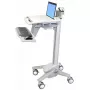 Multimedijos vežimėlis Ergotron StyleView EMR Laptop Cart SV40 aliuminis pilkas baltas
