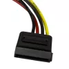 StarTech.com 6 colių 4 kontaktų LP4 į SATA maitinimo laido adapteris, Molex (4 kontaktų), SATA 15 kontaktų, 0,152 m, Vyr., Tiesus, Tiesus