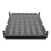 StarTech.com 2U slankioji serverio stovo montavimo lentyna – 20–30 colių reguliuojamas montavimo gylis – ventiliuojama – 22,7 kg – tvirta universali 19” stovo lentyna įrangos stovui – 61 cm gylio
