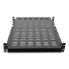 StarTech.com 2U slankioji serverio stovo montavimo lentyna – 20–30 colių reguliuojamas montavimo gylis – ventiliuojama – 22,7 kg – tvirta universali 19” stovo lentyna įrangos stovui – 61 cm gylio