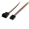 StarTech.com 12 colių 4 kontaktų ventiliatoriaus maitinimo ilginimo laidas - V/Ž, Molex (4 kontaktų), Molex (4 kontaktų), 0,305 m, Vyriška, Moteriška, Tiesus