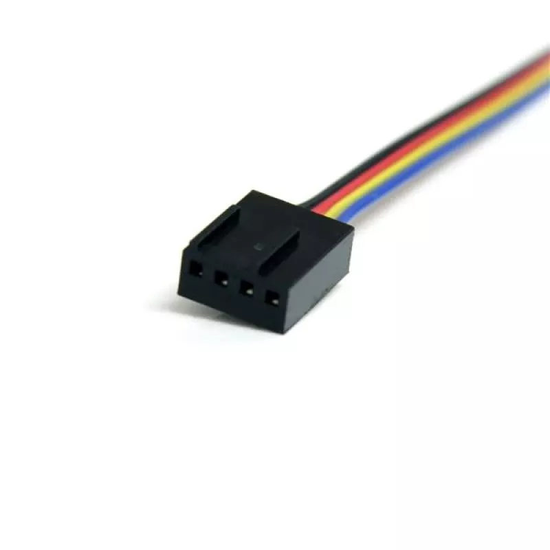 StarTech.com 12 colių 4 kontaktų ventiliatoriaus maitinimo ilginimo laidas - V/Ž, Molex (4 kontaktų), Molex (4 kontaktų), 0,305 m, Vyriška, Moteriška, Tiesus