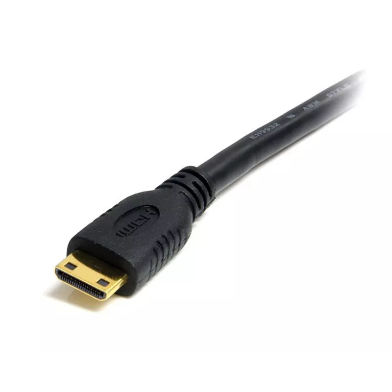 StarTech.com 50 cm laidas Mini HDMI į HDMI su eternetu - 4K 30Hz didelės spartos Mini HDMI į HDMI adapterio laidas - Mini HDMI Type-C įrenginys prie HDMI monitoriaus/ekrano - patvarus vaizdo keitiklio laidas