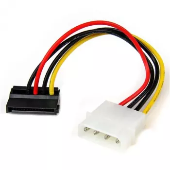StarTech.com 6 colių 4 kontaktų LP4 į kairėn pasuktą SATA maitinimo kabelio adapterį