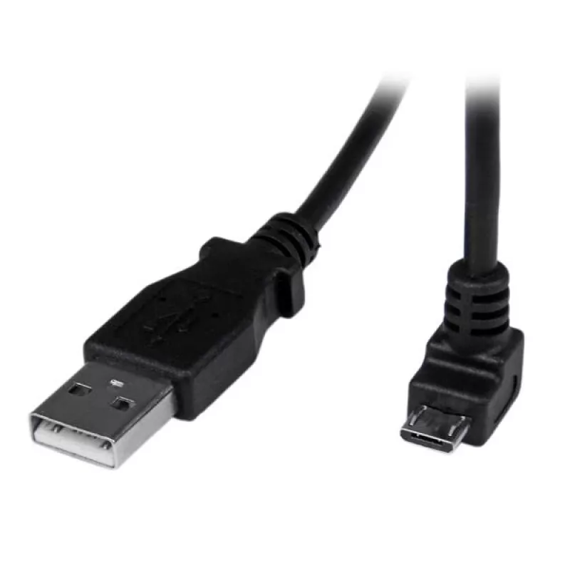 StarTech.com 2 m Micro USB laidas – A į žemyn nukreiptą Micro B