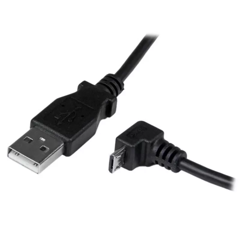 StarTech.com 2 m Micro USB laidas – A į žemyn nukreiptą Micro B
