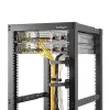 StarTech.com universalus vertikalus serverių stelažų kabelių tvarkymo D-žiedas, 2,4x3,9 col. (6x10 cm)