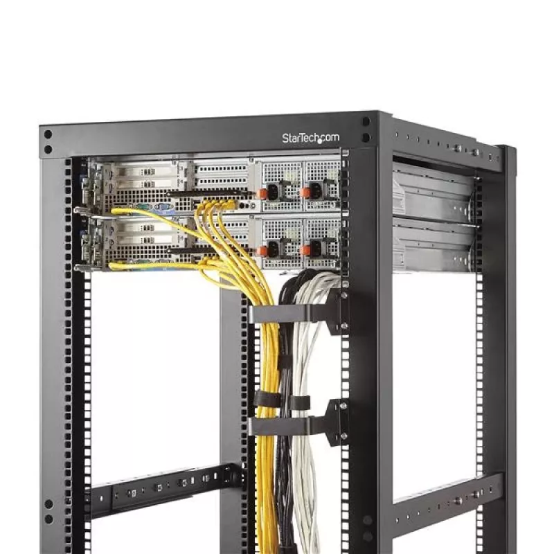 StarTech.com universalus vertikalus serverių stelažų kabelių tvarkymo D-žiedas, 2,4x3,9 col. (6x10 cm)