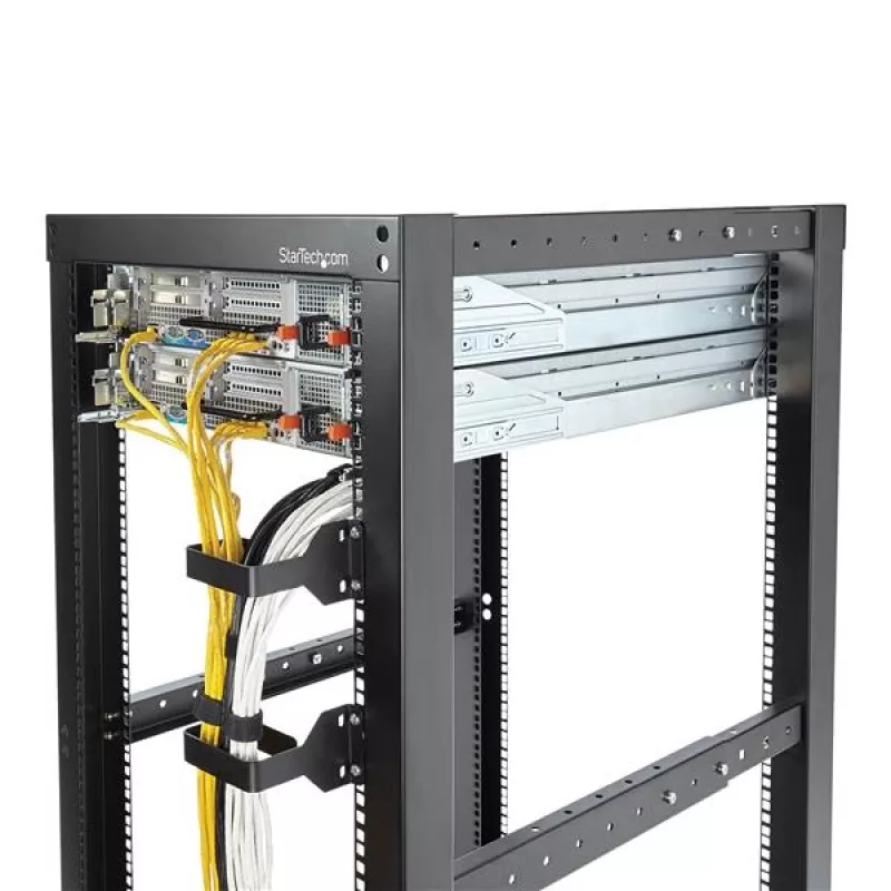 StarTech.com universalus vertikalus serverių stelažų kabelių tvarkymo D-žiedas, 2,4x3,9 col. (6x10 cm)