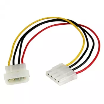 StarTech.com 12 colių LP4 maitinimo ilgintuvas - kištukas/lizdas, Molex (4 kontaktų), Molex (4 kontaktų), 0,304 m, kištukas, lizdas, tiesūs