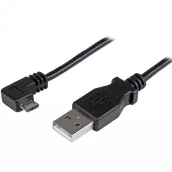 StarTech.com Micro-USB įkrovimo ir sinchronizavimo laidas M/M – stačiu kampu Micro-USB – 30/24 AWG – 1 m (3 pėd.)