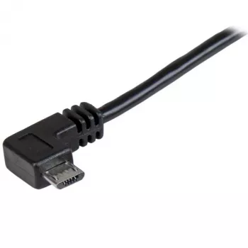 StarTech.com Micro-USB įkrovimo ir sinchronizavimo laidas M/M – stačiu kampu Micro-USB – 30/24 AWG – 1 m (3 pėd.)