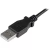 StarTech.com Micro-USB įkrovimo ir sinchronizavimo laidas M/M – stačiu kampu Micro-USB – 30/24 AWG – 1 m (3 pėd.)