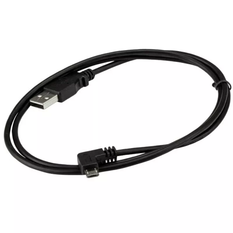 StarTech.com Micro-USB įkrovimo ir sinchronizavimo laidas M/M – stačiu kampu Micro-USB – 30/24 AWG – 1 m (3 pėd.)