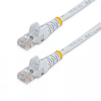 StarTech.com Cat5e eterneto komutacinis kabelis su nesikabinančiomis RJ45 jungtimis – 5 m, baltas