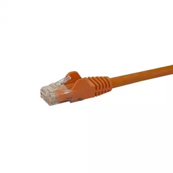 StarTech.com 50cm CAT6 Ethernet kabelis - oranžinis CAT 6 Gigabit Ethernet laidas - 250MHz 100W PoE RJ45 UTP tinklo/komutacinis kabelis be užkabinimų su įtempimo mažinimu, individualiai testuotas