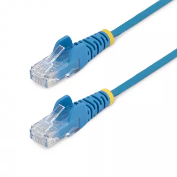 StarTech.com 0,5 m CAT6 kabelis - Plonas - Neužkabinami RJ45 jungtys - Mėlynas
