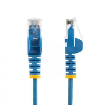 StarTech.com 0,5 m CAT6 kabelis - Plonas - Neužkabinami RJ45 jungtys - Mėlynas