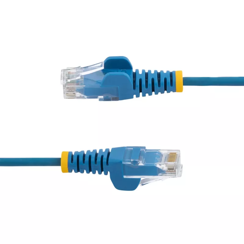 StarTech.com 1,5 m CAT6 kabelis – plonas – nesikabinantys RJ45 jungtys – mėlynas