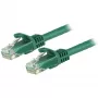 StarTech.com 1,5 m CAT6 eterneto kabelis – žalias CAT 6 gigabitinio eterneto laidas – 250 MHz 100 W PoE RJ45 UTP tinklo / komutacinis kabelis, be užkabinimų, su tempimo sumažinimu, išbandytas individualiai