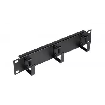 Kabelių žiedas EQUIP EZMR-10-B — metalinis, juodas, stovo priedas, 1 vnt., 174 g
